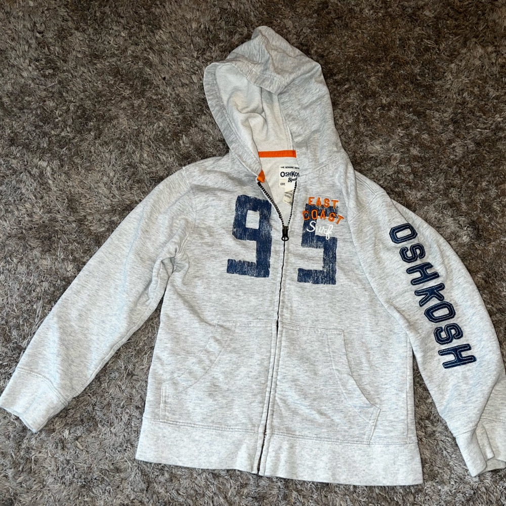 Boys Osh Kosh zip up hoodie